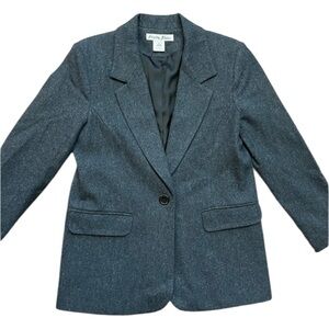 Kristen Blake Oversized Wool Blazer Jacket